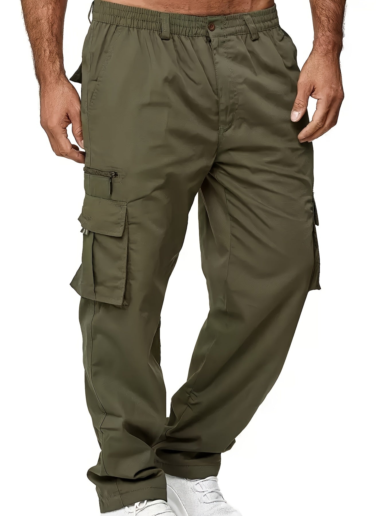 Pantalon cargo extensible pour homme – Pantalon tactique utilitaire extensible