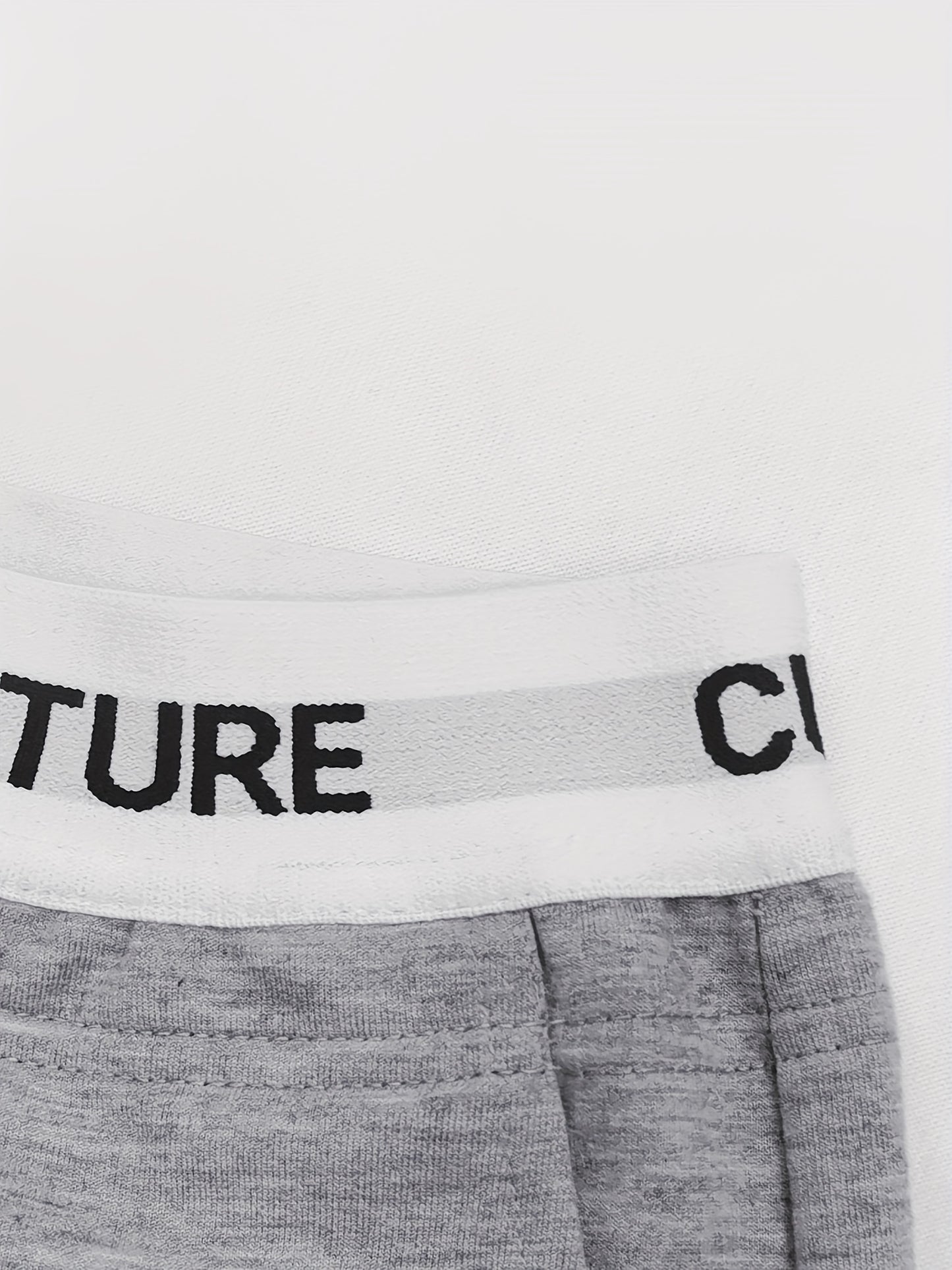 Women’s Geometric Love Print Two-Piece Set – Wide-Leg High-Waist Pants