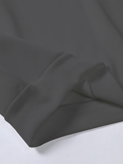 Men’s Printed Crewneck Sweatshirt – Trendy Casual Street Pullover