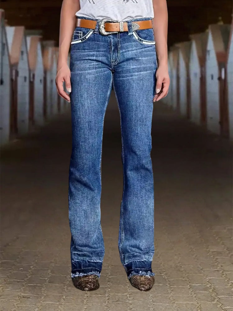 Vaqueros pitillo para mujer – Denim versátil para el día a día (T217)