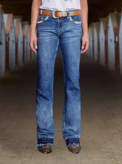 Vaqueros pitillo para mujer – Denim versátil para el día a día (T217)