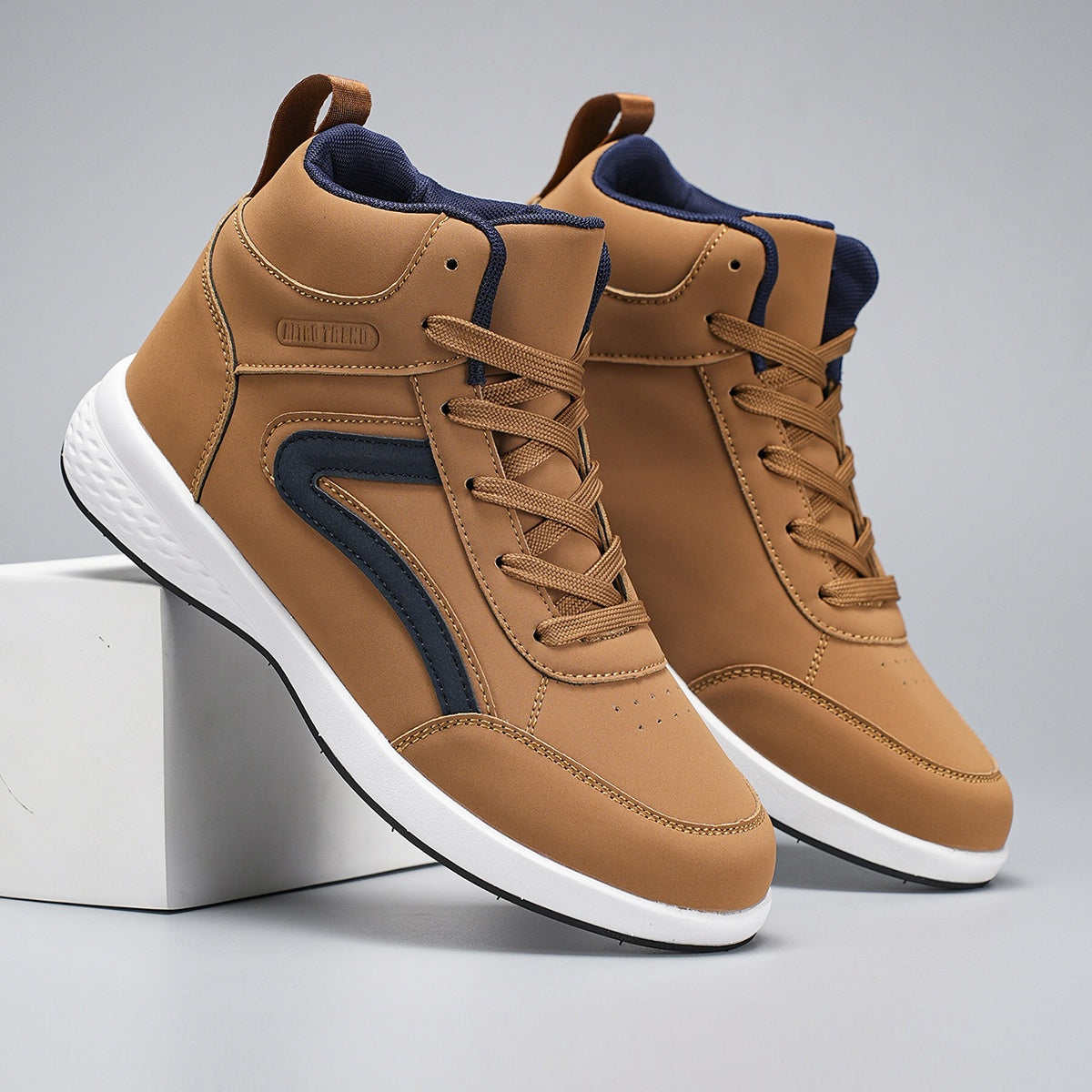 Zapatillas altas clásicas retro – Calzado de moda urbano informal