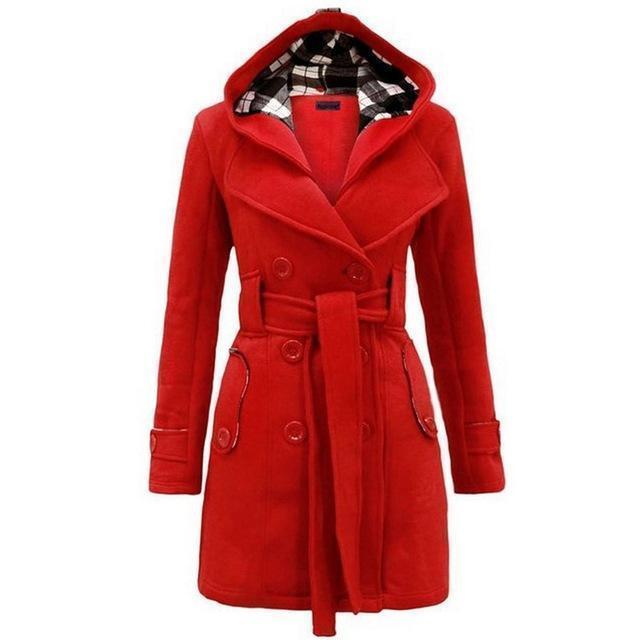 Loom & Soul Women’s Winter Coat – Warm Thick Hooded Long Jacket