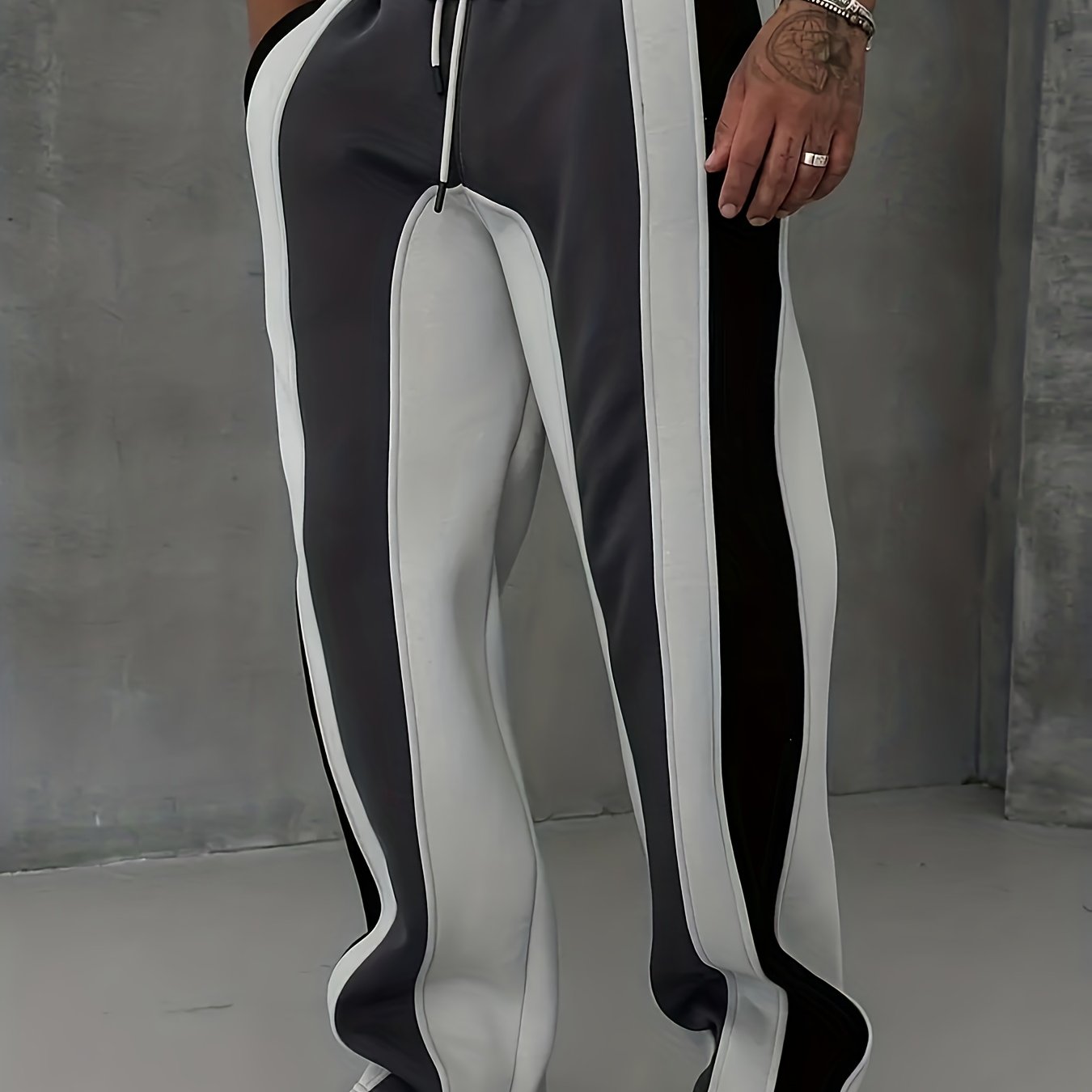 Pantalon cargo urbain à cordon de serrage pour homme – Coupe décontractée sport utilitaire
