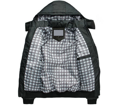 Loom & Soul Men’s Winter Parka – Thick Warm Hooded Jacket Coat