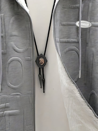 Loom & Soul Men’s Letter Hoodie – Plush Zip-Up Sweatshirt Holiday Edition