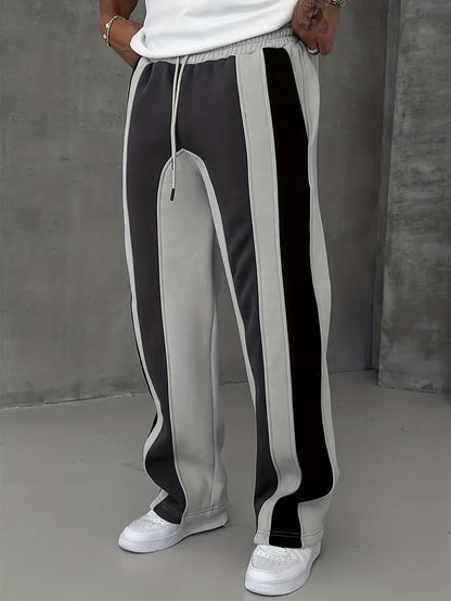 Pantalon cargo urbain à cordon de serrage pour homme – Coupe décontractée sport utilitaire