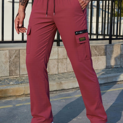 Men's Heavy-Duty Outdoor Cargo Pants – Loose-Fit Work & Hiking Trousers