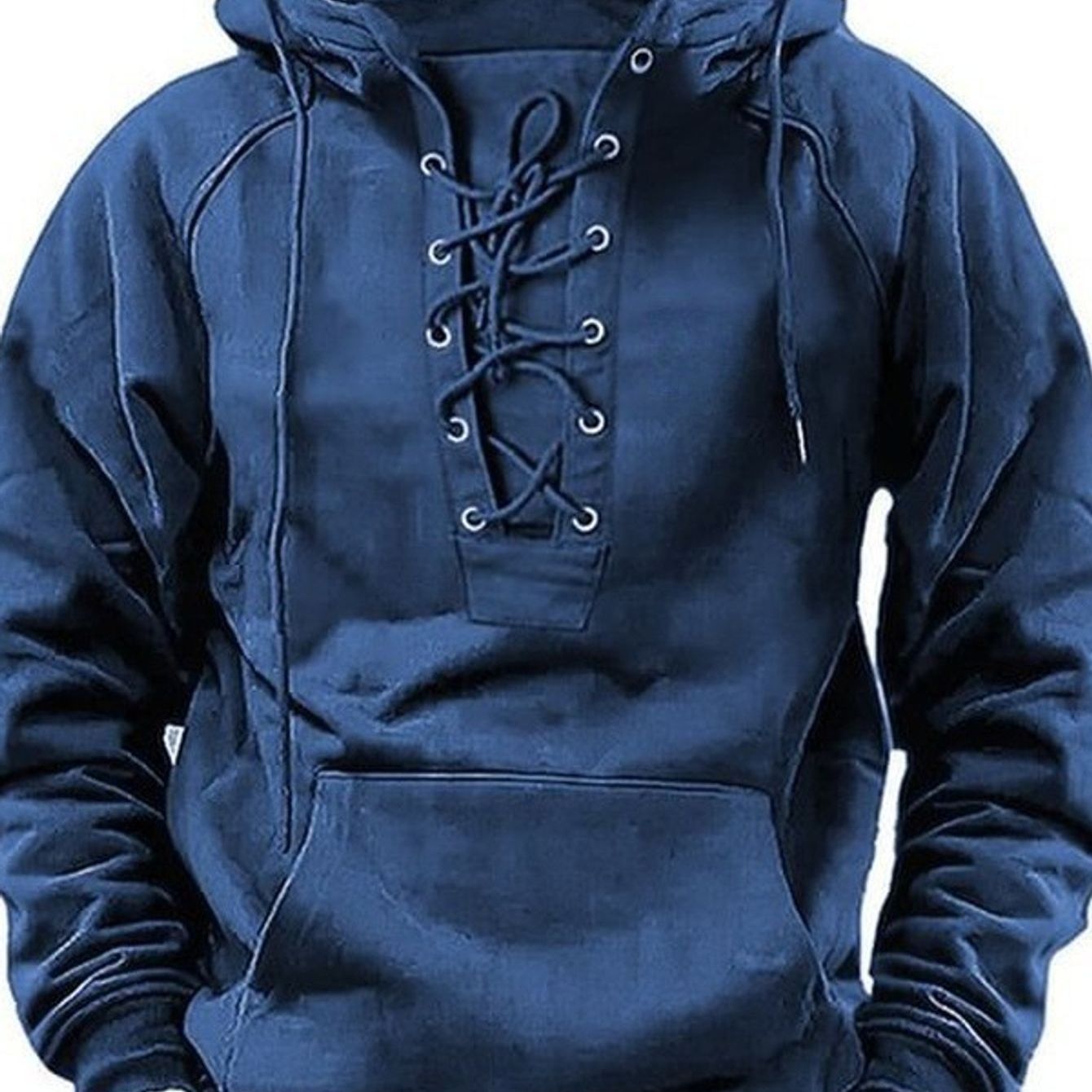 Men’s Oversized Hoodie – Plus Size Heavyweight Pullover with Pocket