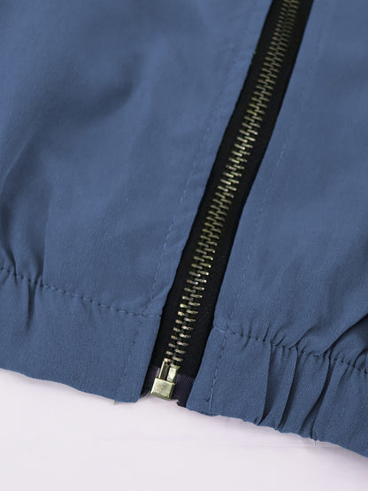 Directional Cargo Zip-Up Two-Piece Set – Women’s Casual Streetwear