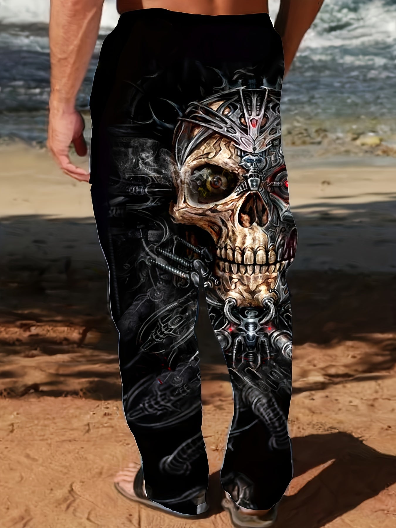 Men’s Casual Sports Pants – Loose Fit Streetwear Athletic Trousers