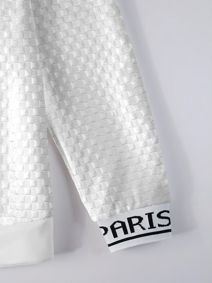 Sweat-shirt performant Jacquard Homme – Pull Décontracté et Sportif
