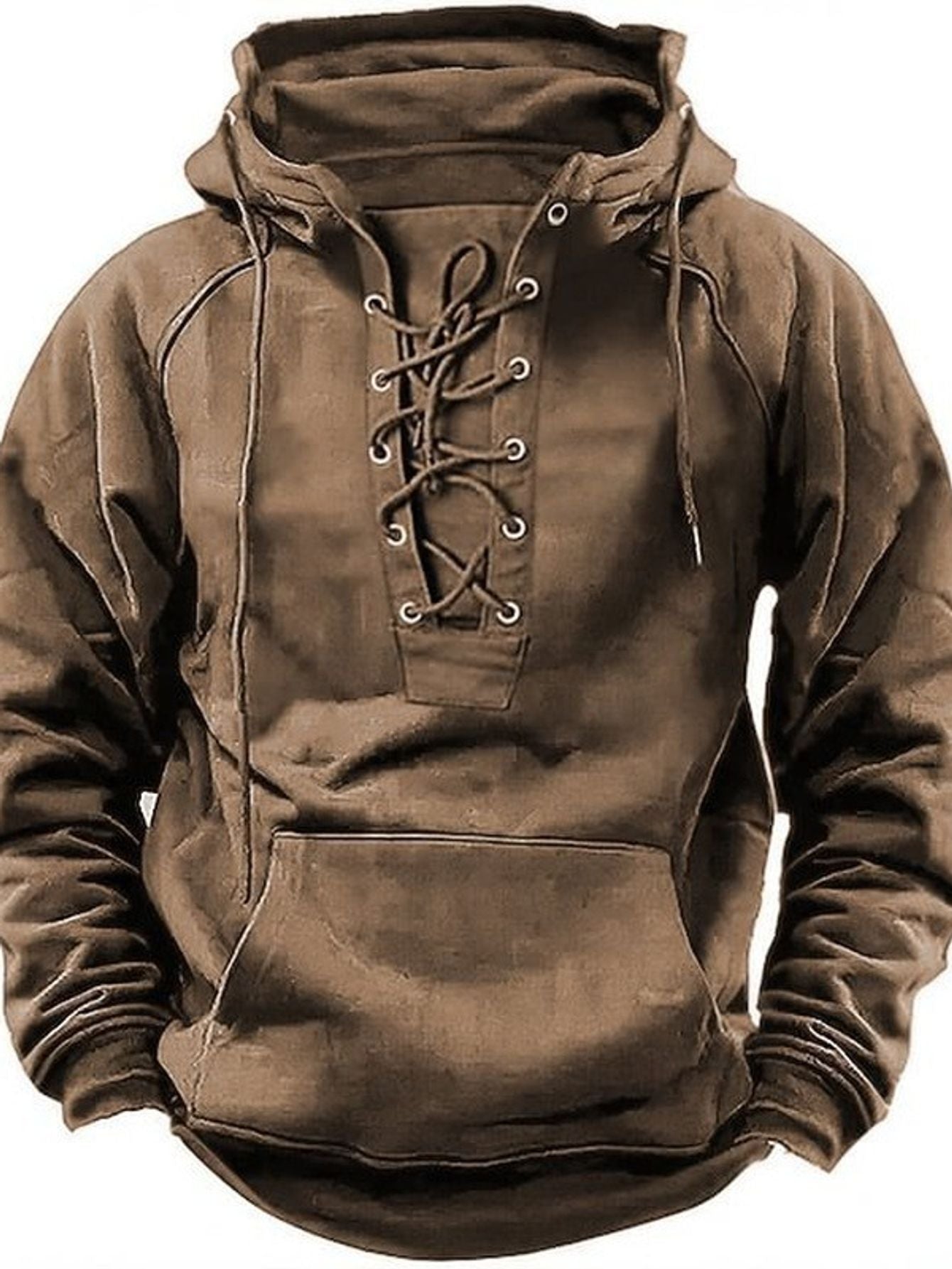 Men’s Oversized Hoodie – Plus Size Heavyweight Pullover with Pocket