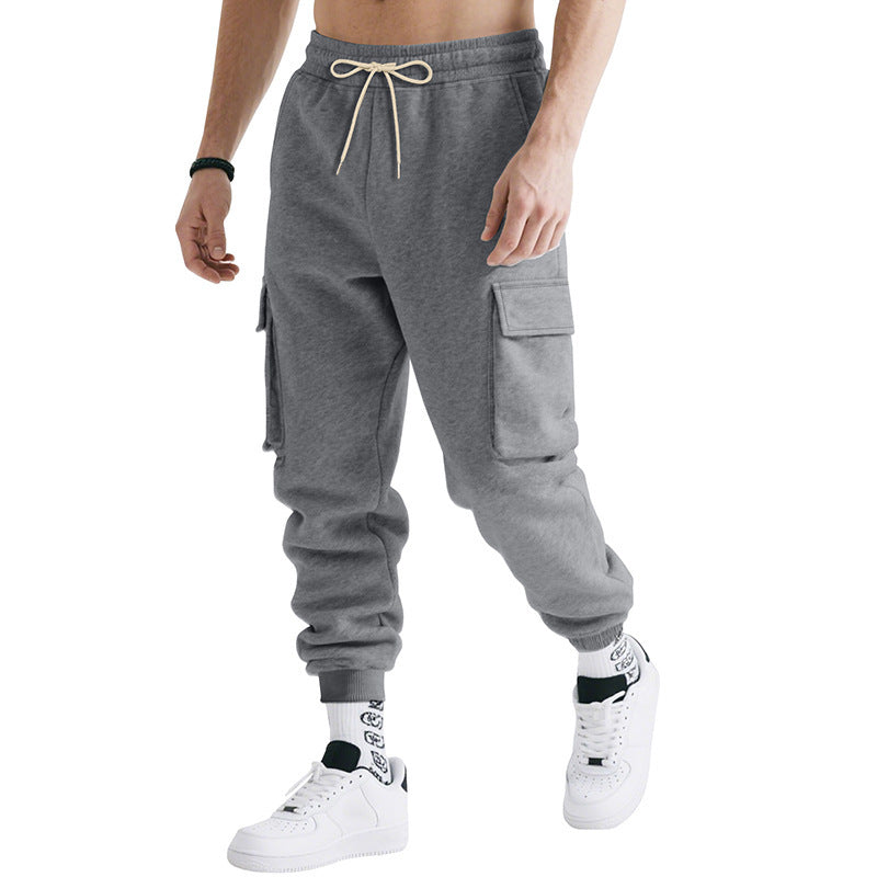Pantalon de travail multipoches pour homme – Coupe décontractée