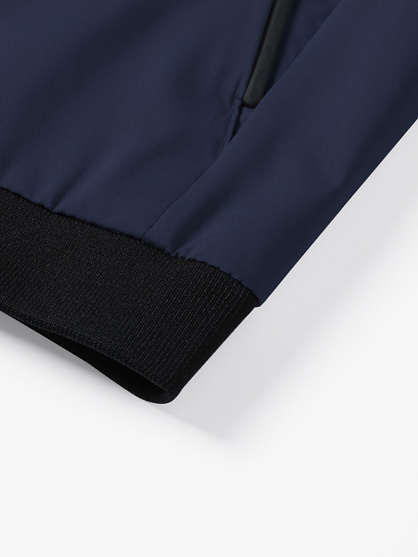 Men’s Letter Embroidered Bomber Jacket – Sporty Casual Streetwear