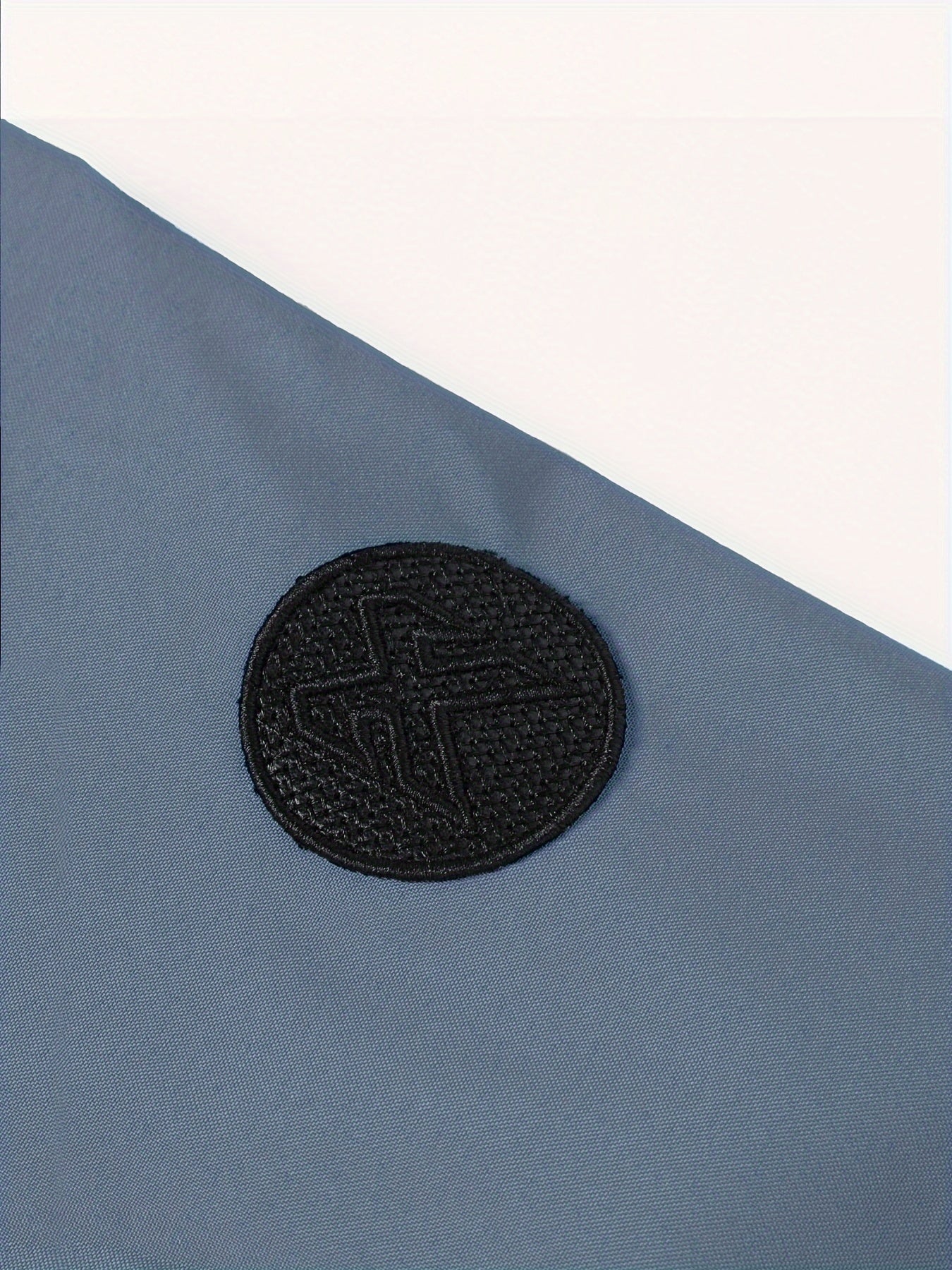 Men’s Letter Embroidered Bomber Jacket – Sporty Casual Streetwear