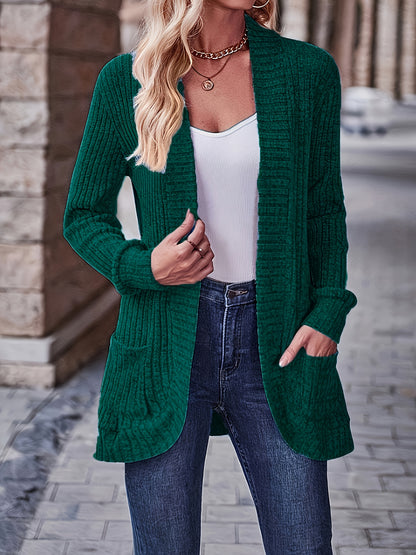 Women’s Elegant Loose Fit Blouse – Mustard Yellow Long Sleeve Top