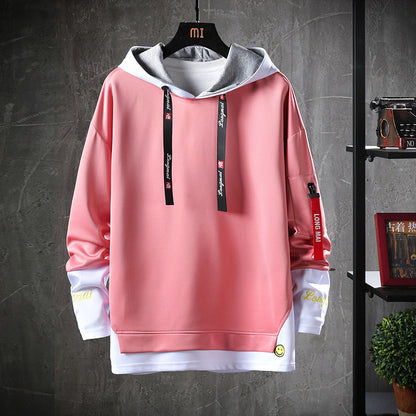 Sudadera con capucha informal de hombre – Manga larga estilo urbano