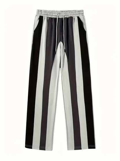 Pantalon cargo urbain à cordon de serrage pour homme – Coupe décontractée sport utilitaire