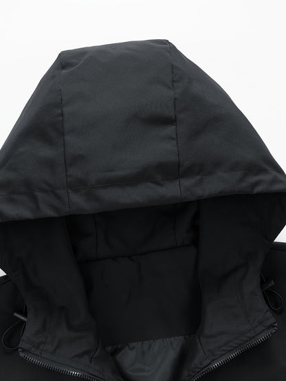 Loom & Soul Men’s Windproof Hooded Jacket – Lightweight Outdoor Essential