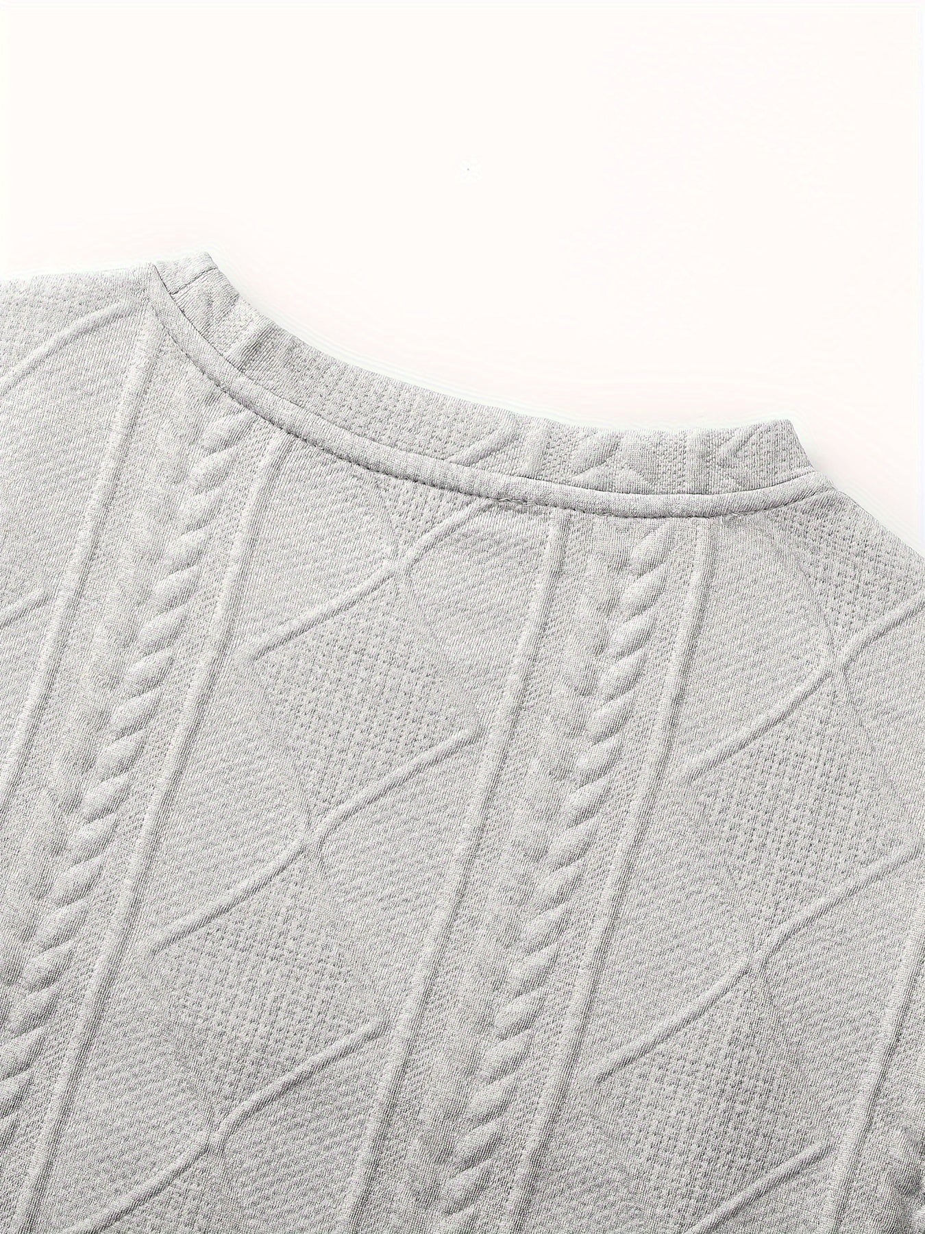 Men’s Geometric Crew Neck Sweatshirt – Long Sleeve Casual Pullover