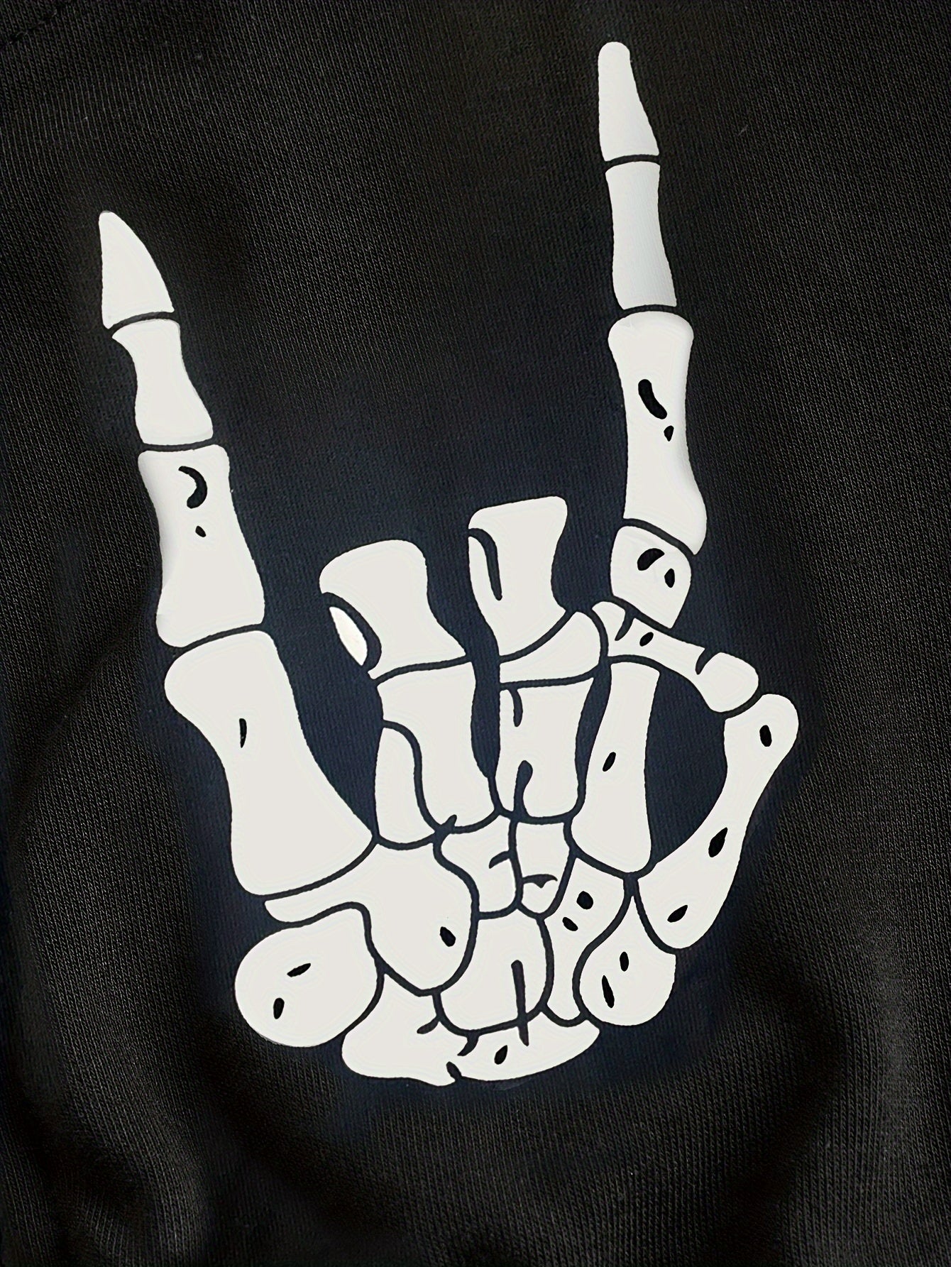 Skull Hoodie – Women's Street Style Ripped Pullover