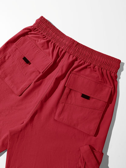 Pantalon cargo à cordon de serrage pour femme – Coupe décontractée style urbain, multipoches