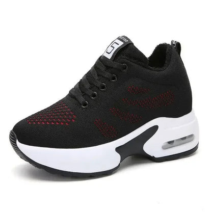Loom & Soul Women’s Platform Sports Shoes – Breathable Height-Increase Sneakers