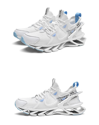 Men’s Breathable Flyknit Sneakers – Casual Trainers, Lightweight Walking Shoes