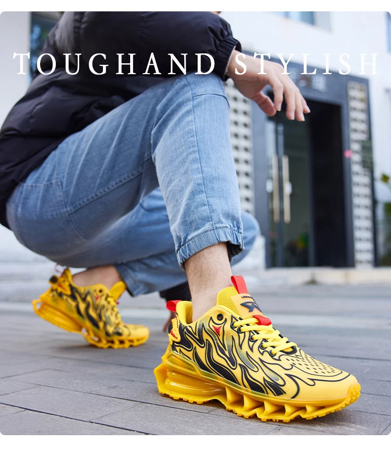 Men’s Breathable Mesh Sneakers – Casual Summer Trainers & Running Shoes