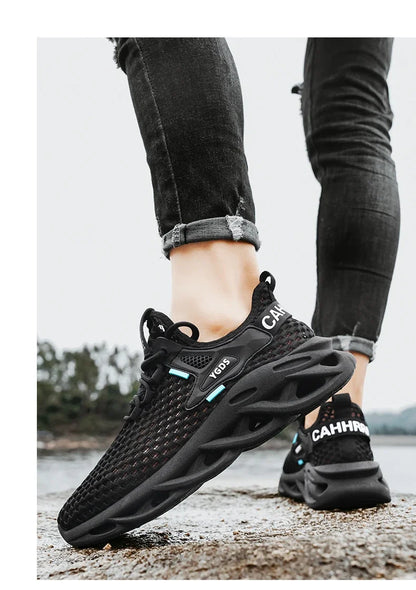 Men’s Mesh Sneakers – Breathable Casual Running Shoes, Lightweight & Stylish