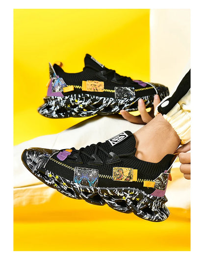 Men’s Breathable Mesh Sneakers – Lightweight Casual Sports Running Shoes