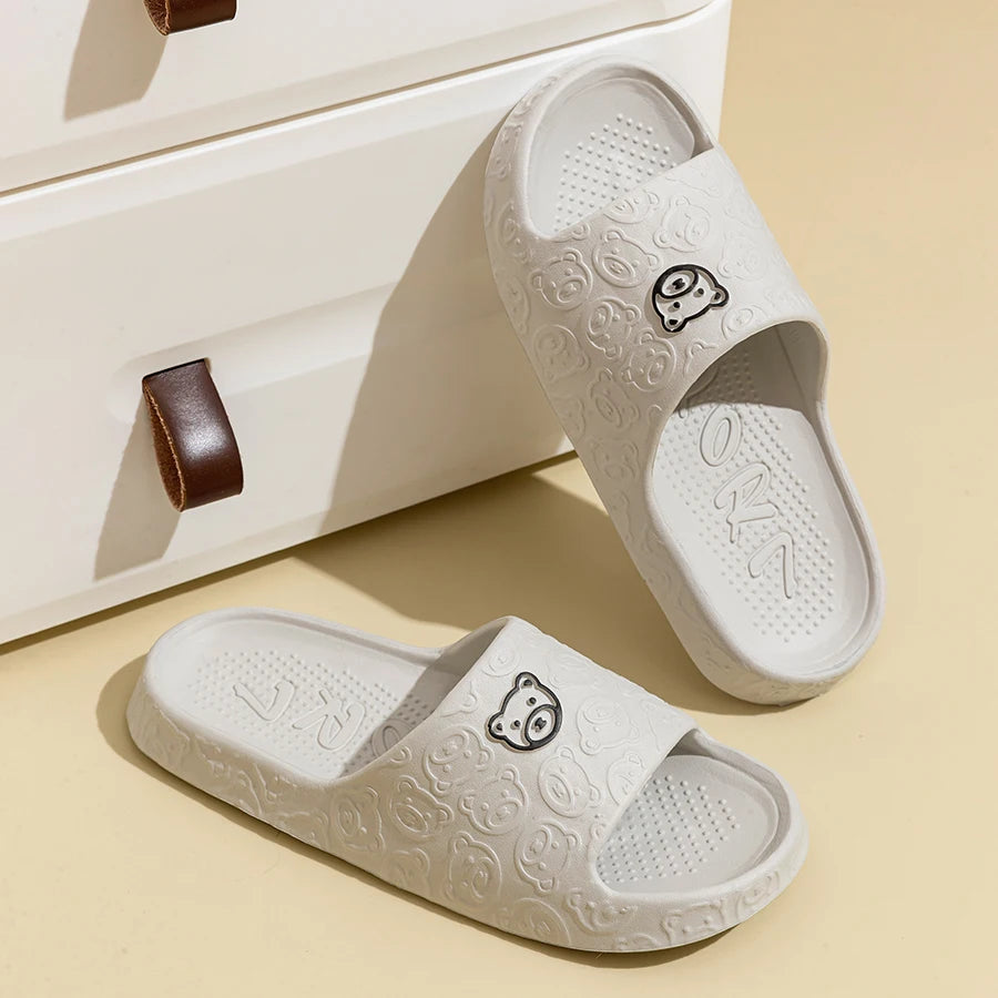 Little Bear™ EVA Slides – Men’s Indoor Non-Slip Platform Slippers