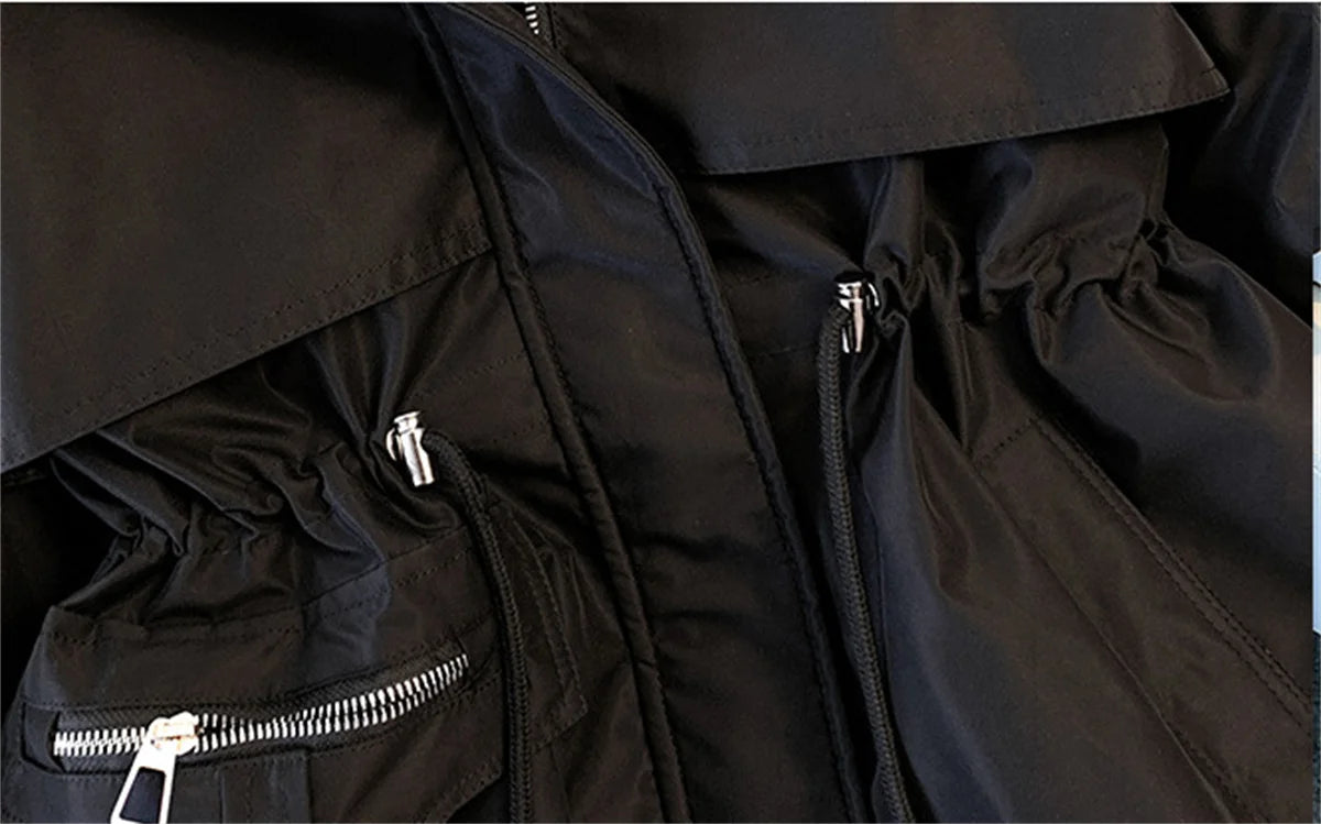 Loom & Soul Women’s Hooded Parka – Korean Padded Winter Jacket with Drawstring