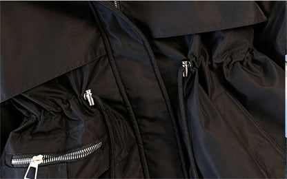 Loom & Soul Women’s Hooded Parka – Korean Padded Winter Jacket with Drawstring