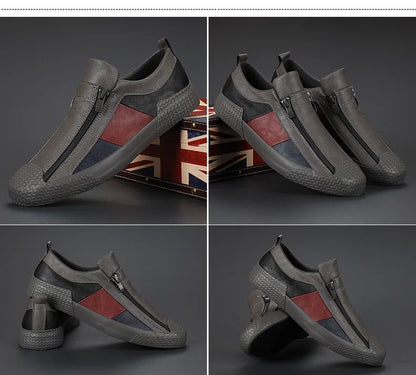 VARELLO™ Men’s Premium Leather Moccasins – High-Quality Casual Driving Shoes | Wear-Resistant, Breathable, Plus-Size Comfort Loafers