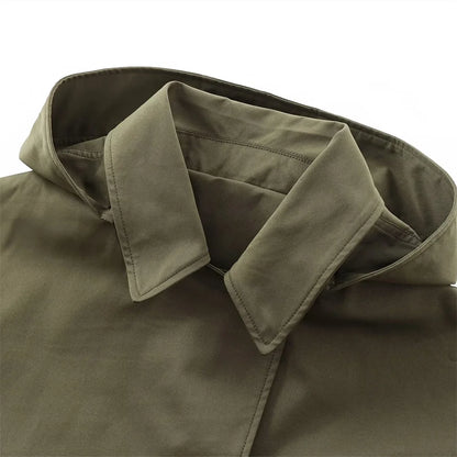 EleganceEase™ Hooded Lapel Jacket – Timeless Autumn Style, Effortless Confidence