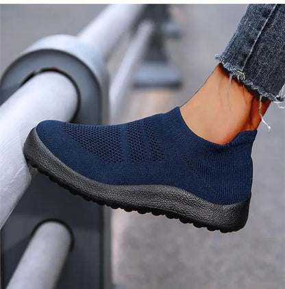 ZJEGA™ 2024 Women’s Breathable Slip-On Running Sneakers – Lightweight Sock Fit Sports Shoes