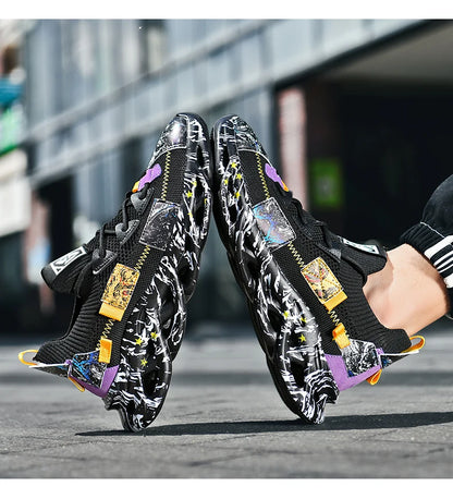 Men’s Breathable Mesh Sneakers – Lightweight Casual Sports Running Shoes