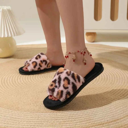 Cozy Fur Home Slippers – Soft Warm Comfort Slides
