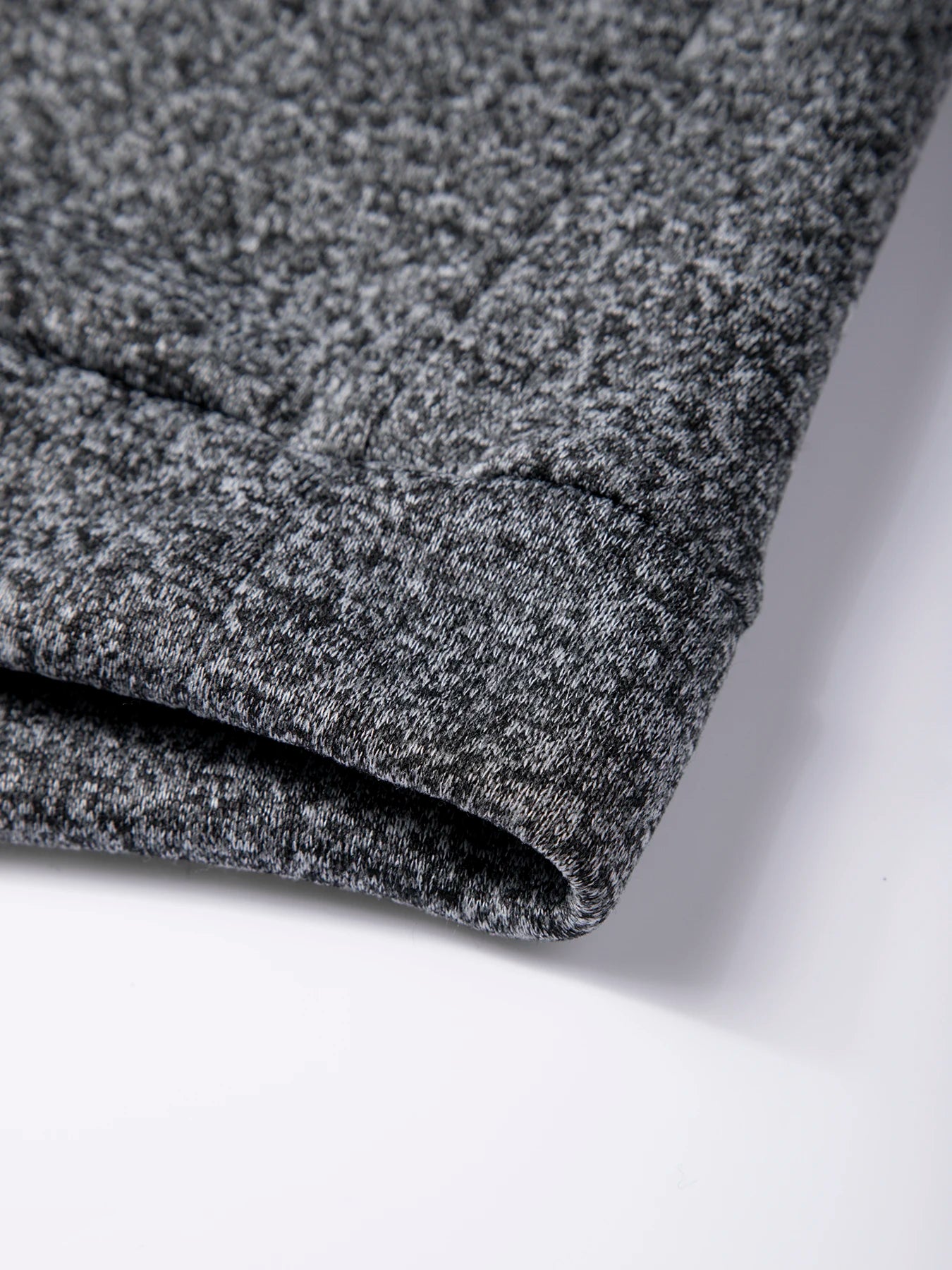 WHWR Men’s Long Turtleneck Zip Pullover Hoodie – Casual Spring & Autumn Sweatshirt