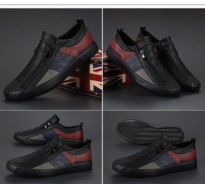 VARELLO™ Men’s Premium Leather Moccasins – High-Quality Casual Driving Shoes | Wear-Resistant, Breathable, Plus-Size Comfort Loafers