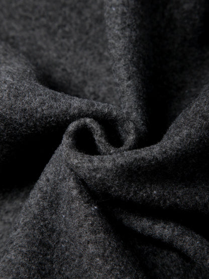 WHWR Men’s Long Turtleneck Zip Pullover Hoodie – Casual Spring & Autumn Sweatshirt