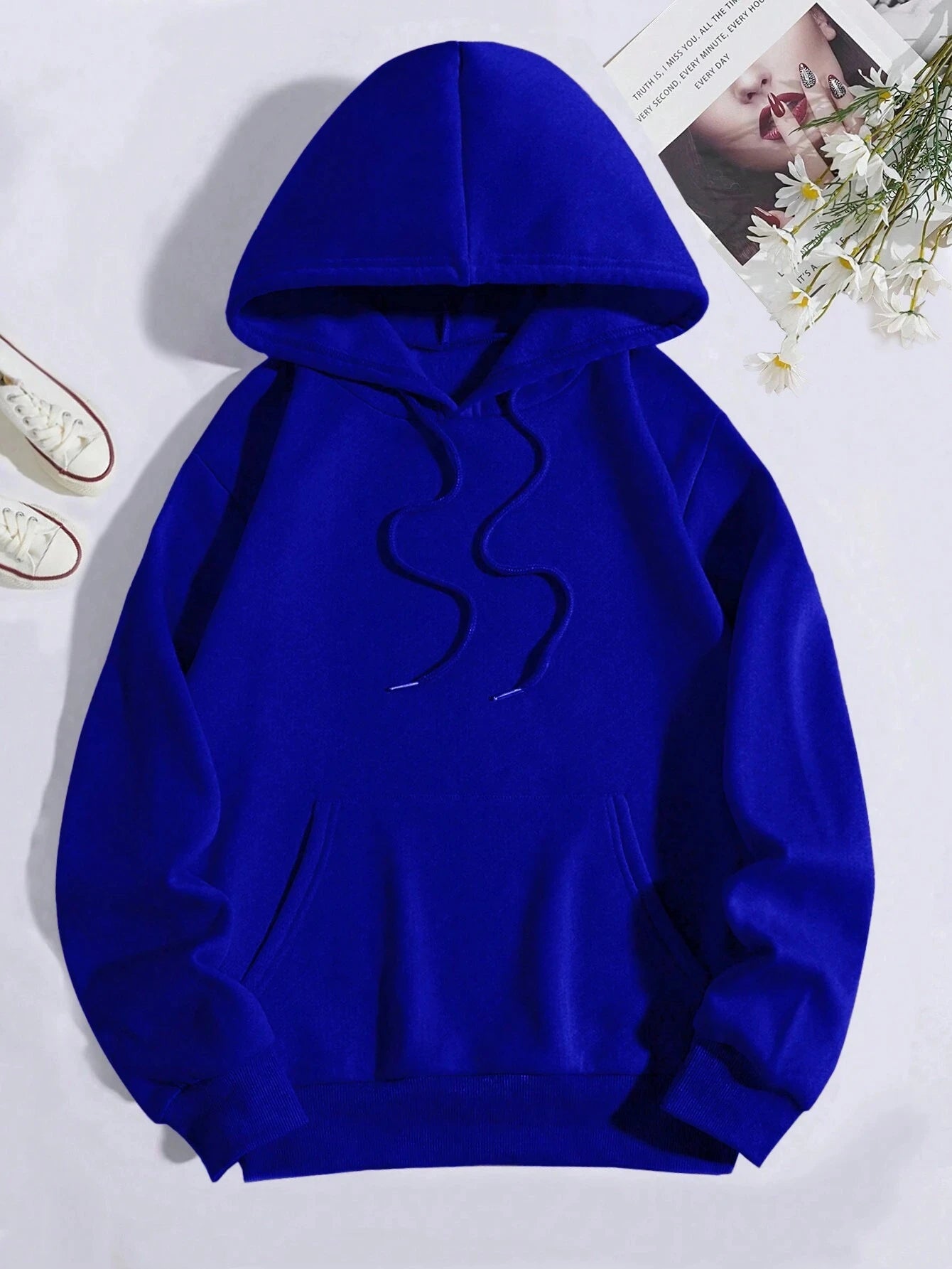 Women’s Fleece Pullover Hoodie – Warm Winter Casual Print Hooded Sweatshirt S-XXL