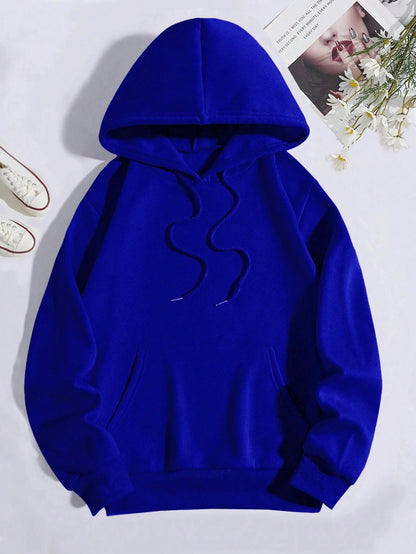 Women’s Fleece Pullover Hoodie – Warm Winter Casual Print Hooded Sweatshirt S-XXL