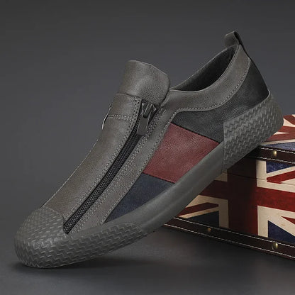 VARELLO™ Men’s Premium Leather Moccasins – High-Quality Casual Driving Shoes | Wear-Resistant, Breathable, Plus-Size Comfort Loafers