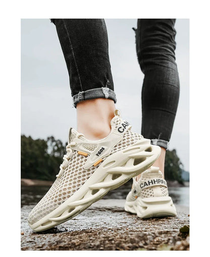 Men’s Mesh Sneakers – Breathable Casual Running Shoes, Lightweight & Stylish