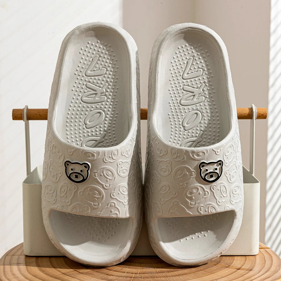 Little Bear™ EVA Slides – Men’s Indoor Non-Slip Platform Slippers