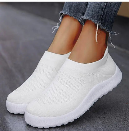 ZJEGA™ 2024 Women’s Breathable Slip-On Running Sneakers – Lightweight Sock Fit Sports Shoes