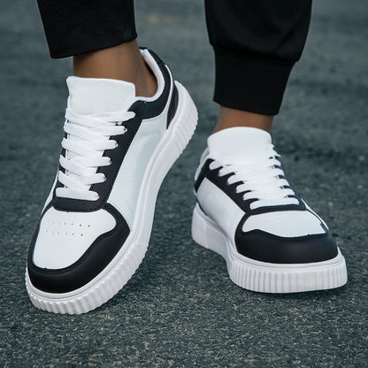 Loom & Soul YRZL Unisex Lightweight Sneakers – Non-Slip Thick Sole Comfort